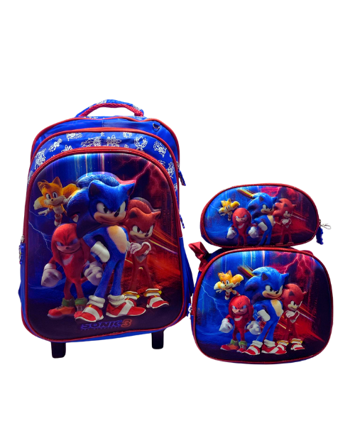 Bolso en Maleta Escolar Trio niños