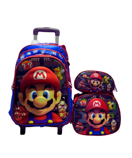 Bolso en Maleta Escolar Trio niños - Image 4