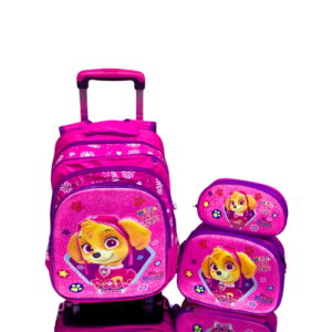 Trio Maleta Escolar Paw Patrol Niña